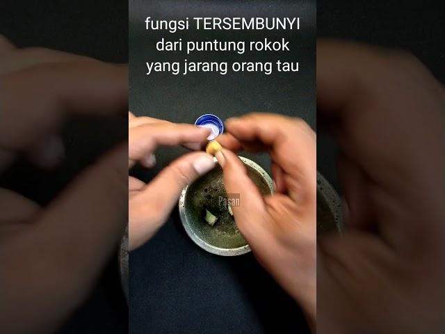 fungsi TERSEMBUNYI dari puntung roko #diy #idekreatif #kreatif