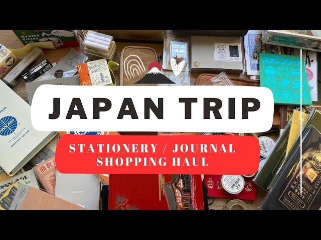 My Japan Trip Stationery Haul