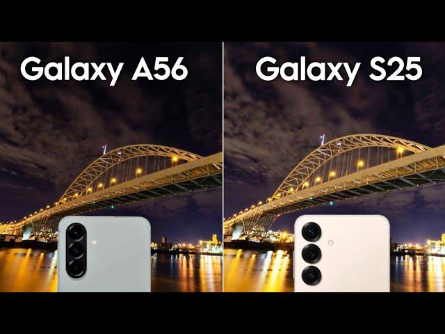 Samsung Galaxy A56 vs Samsung Galaxy S25 Camera Test Comparison