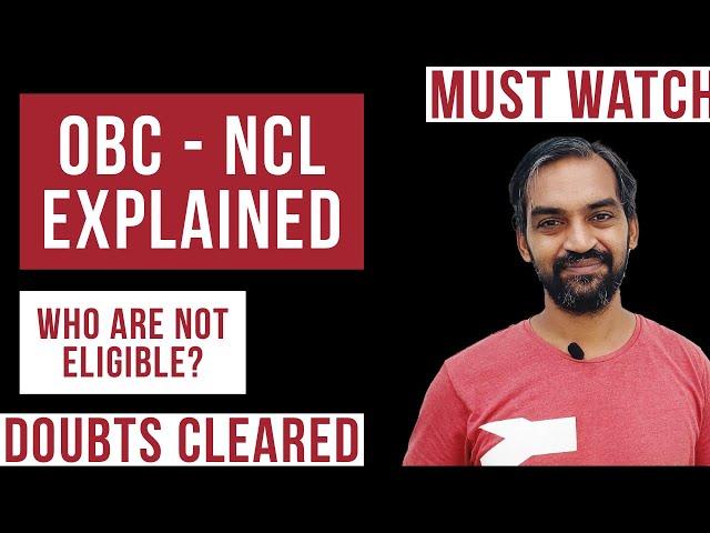 OBC NCL certificate | Who are not eligible to get? | Who can get?