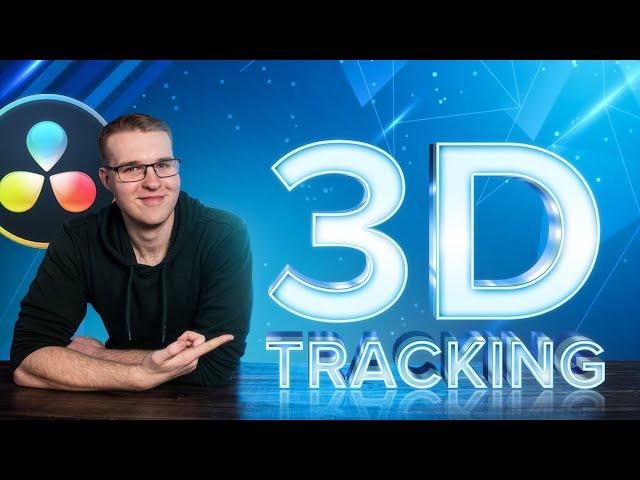 3D Track TEXT ANYWHERE in your videos using Davinci Resolve!