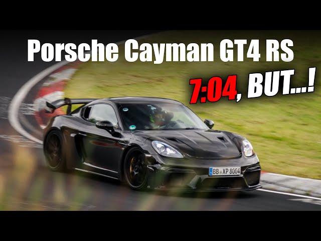 Legit? Porsche Cayman GT4 RS Nürburgring Laptime.