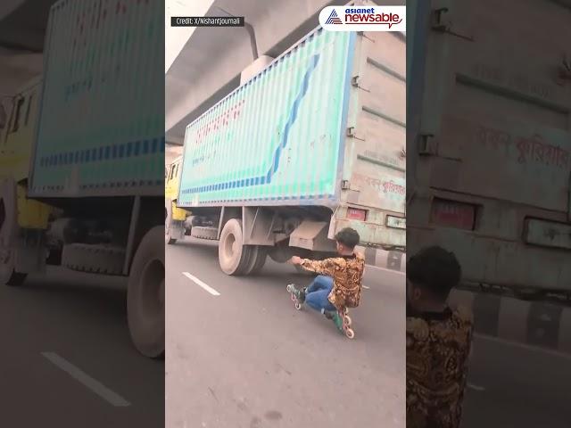 Bangladesh Viral Video: Boys Perform Dangerous Stunts Behind Truck, Sparks Outrage