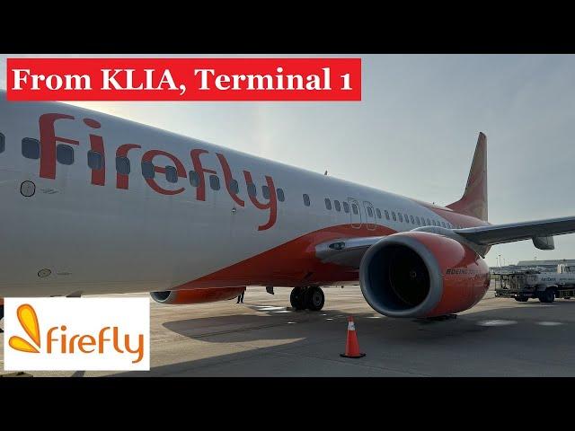 Firefly B737-800 - 2024 New Route from KLIA, Terminal 1 (KUL) to Penang (PEN) - Trip Report #083