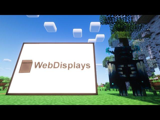 Web Displays Mod • 1.19.2 (Minecraft Tutorial + Showcase)