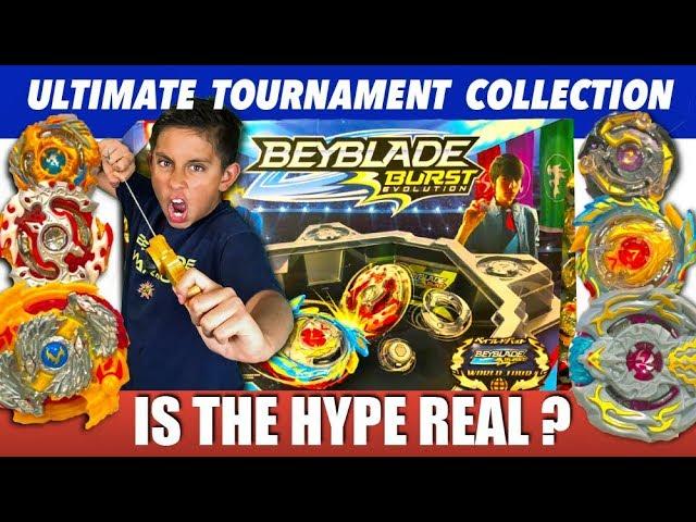 Beyblade Ultimate Tournament Collection Battle Test!  New Hasbro Beyblades Toys !