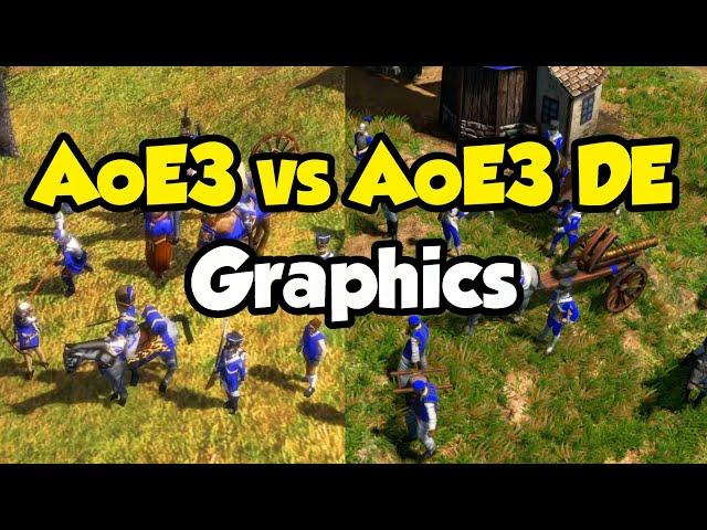 AoE3 vs AoE3 DE Graphics Comparison