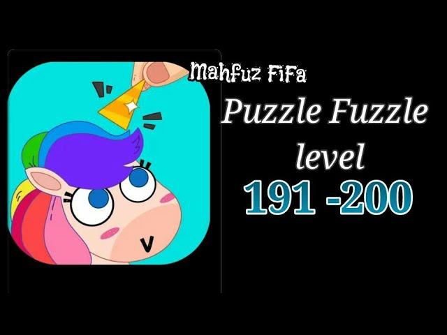 Puzzle Fuzzle Level 191 -200  (part: 20) Mahfuz FiFa