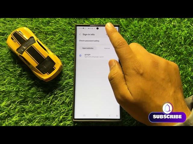 How to Add a Saved Password Sign-in Info With Samsung Pass Samsung Galaxy S24 Ultra