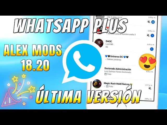  WHATSAPP PLUS Ultima versión |ALEXMODS Whatsapp Plus | Instala Directo y Vinculación FACIL