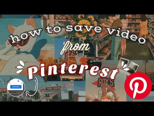 How to save video from Pinterest // Hiclousia