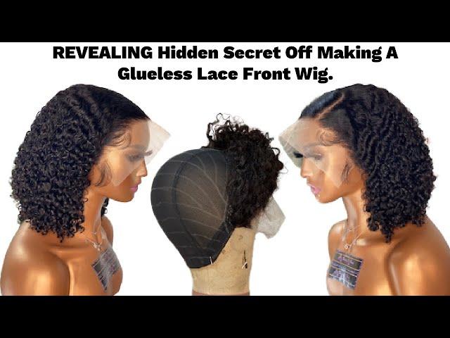 SOLUTION TO MAKING A GLUELESS LACE FRONT WIG FOR BEGINNERS | FT ShesOmoni Collection | OGC