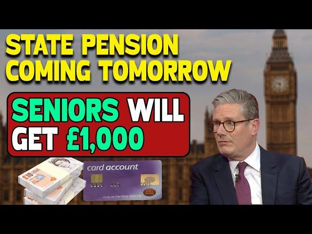 State Pension Coming Tomorrow! All Seniors Will Get Extra £1000 From DWP As Cost Of Living Payment