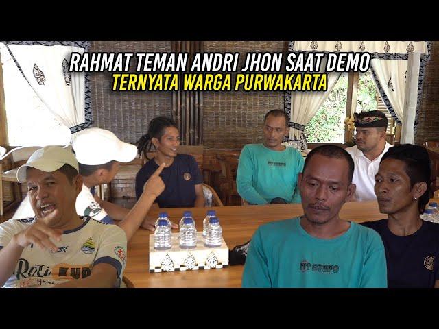 TEMAN ANDRI JHON SAAT DEMO TERNYATA WARGA PURWAKARTA | INI YANG DILAKUKAN KDM