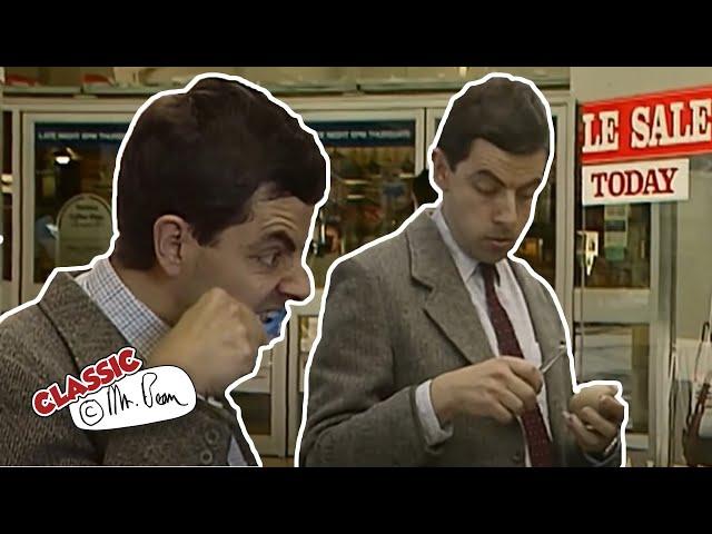 Mr Bean's Black Friday Shopping | Mr Bean Funny Clips | Classic Mr Bean
