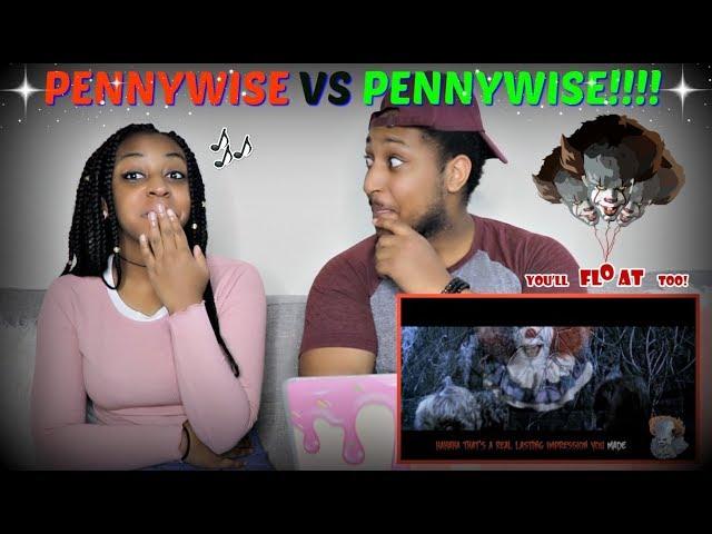 Old Pennywise Vs New Pennywise Rap Battle ('IT' Parody Tim Curry Vs Bill Skarsgard) REACTION!!