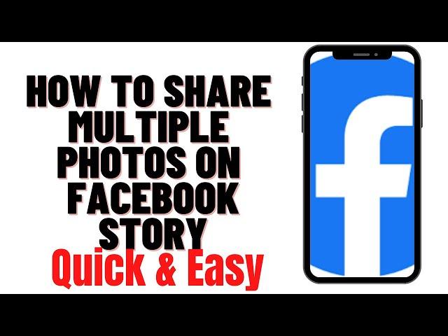 HOW TO SHARE MULTIPLE PHOTOS ON FACEBOOK STORY in 2024