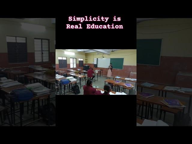 Simplicity is Real Education#motivation