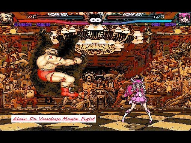 Mugen : Ultimate Zangief Vs Cure Happy (Request)