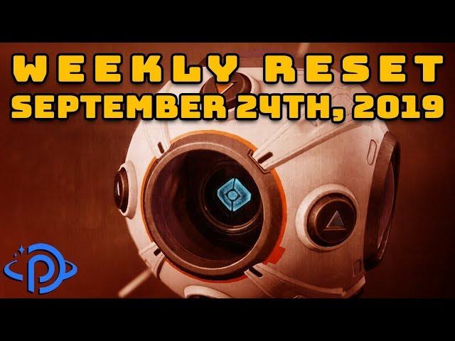 Destiny 2 Reset Guide - September 24th, 2019 | Weekly Eververse Inventory & World Activities