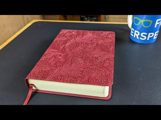 ESV Journaling Bible - Trutone, Raspberry Floral Design Cover