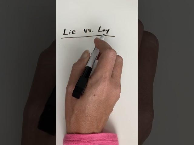 One-Minute ASMR Grammar Lesson: Lie vs. Lay