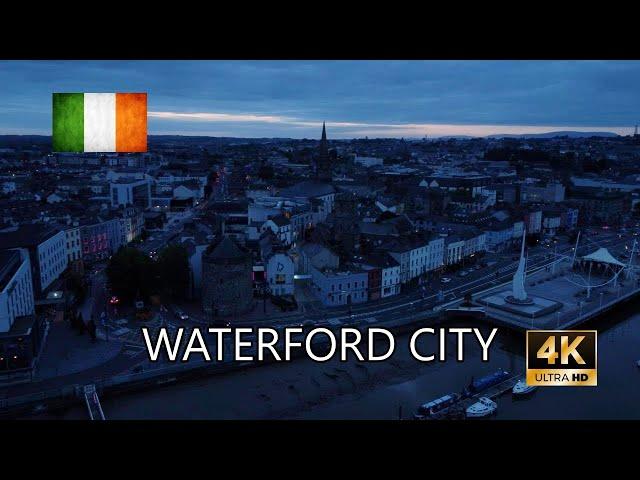 Waterford City, County Waterford, Ireland - 4K DJI mini 2 Drone Footage