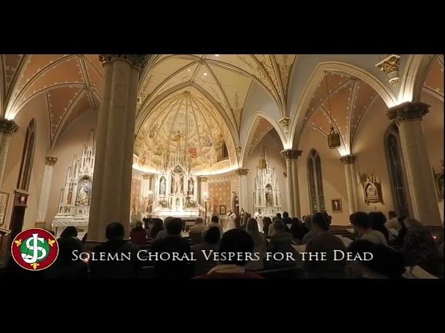 My Kindness Shall Not Depart From Thee - Saint Joseph Catholic Church Vespers for the Dead 2024