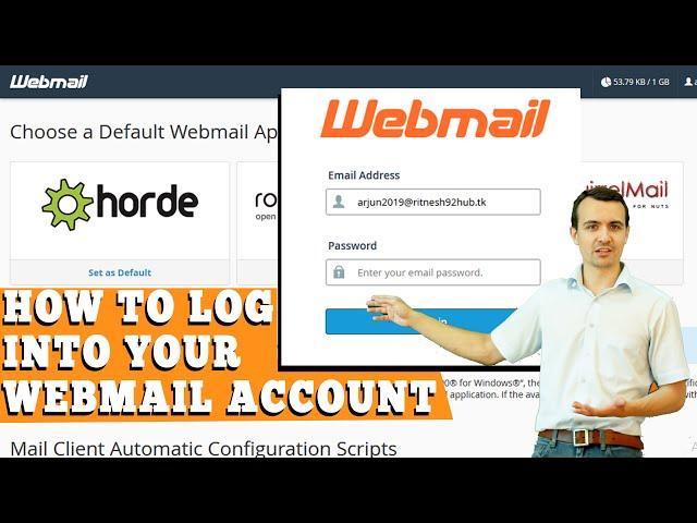 HOW TO LOG INTO YOUR WEBMAIL ACCOUNT? [STEP BY STEP]️