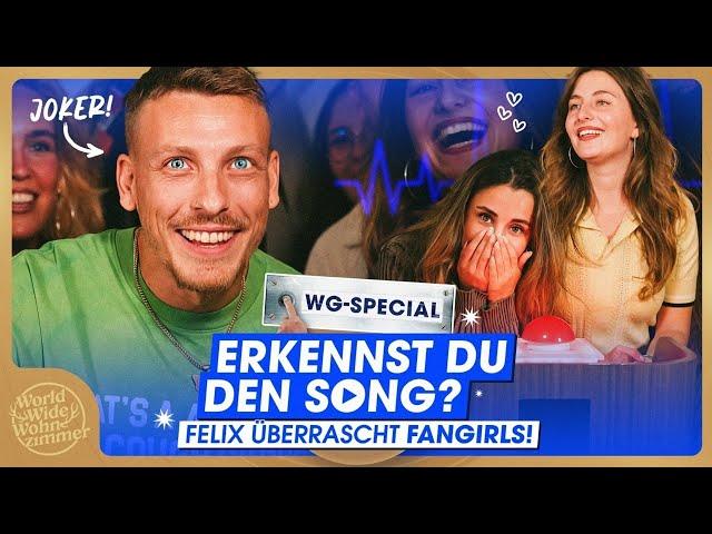 Felix Lobrecht überrascht Fangirls! | Erkennst DU den Song? (WG-Special)