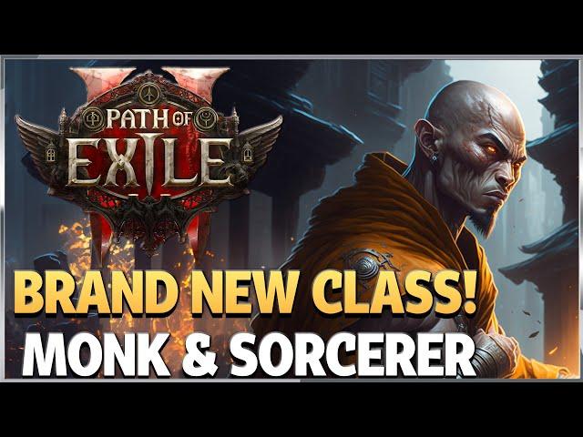 Path of Exile 2 - New Classes! Monk & Sorcerer Gameplay