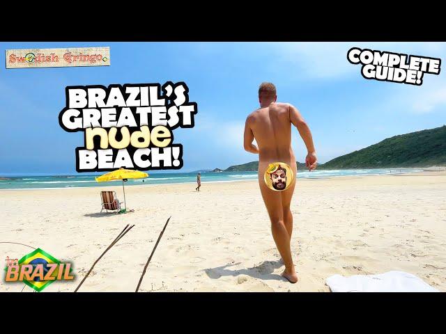 BEST NUDE BEACH IN BRAZIL! | Travel guide: most scenic and private naked beach 