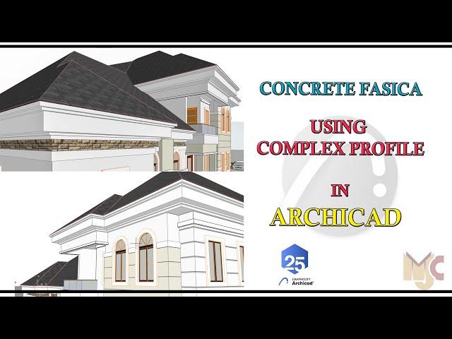 HOW CREATE FASCIA CONCRETE IN ARCHICAD