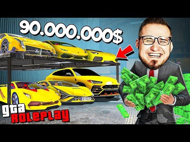 СОБРАЛ ВСЮ КОЛЛЕКЦИЮ LAMBORGHINI ЗА 90.000.000$! ВОТ ОНА ЖИЗНЬ МИЛЛИОНЕРА! (GTA 5 RP)