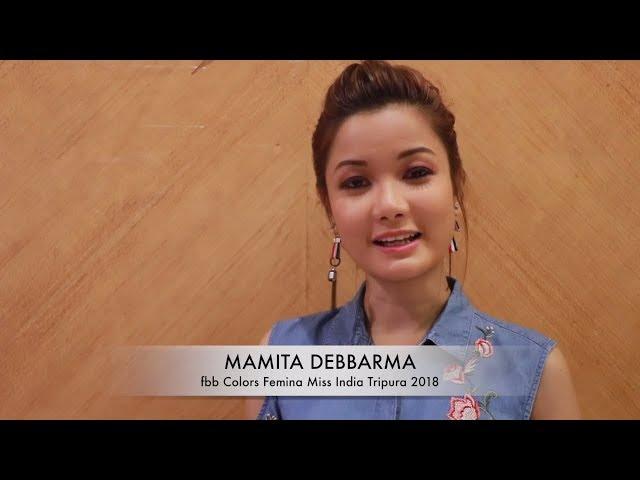 Introducing  fbb Colors Femina Miss India Tripura 2018 Mamita Debbarma