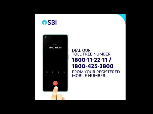 Generate SBI Debit Card pin or Green Pin By Toll free IVR system | subscribe #shorts