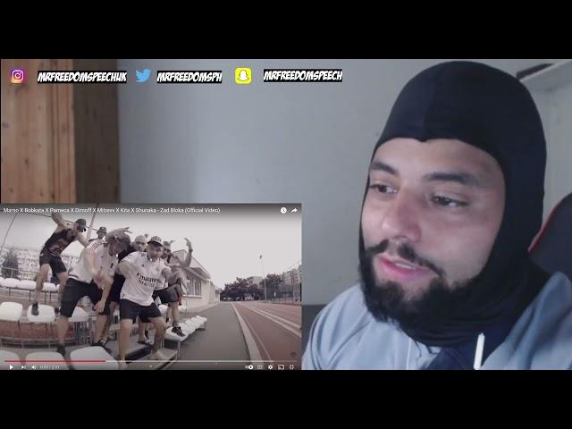 *UKREACTION*  Marso X Bobkata X Pameca X Dimoff X Mitrevv X Kita X Shunaka - Zad   Bulgarian Rap