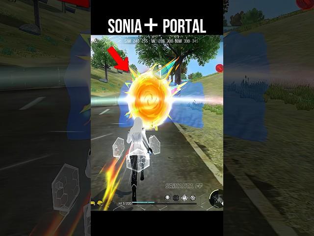 Sonia + Portal  Sonia Character Trick in BR Rank #srikantaff