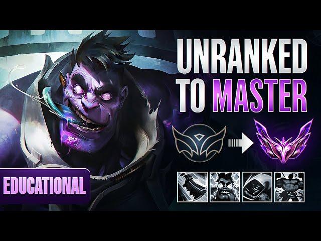 Educational UNRANKED TO MASTER on Dr. Mundo - THE BEST TOPLANER TO CLIMB