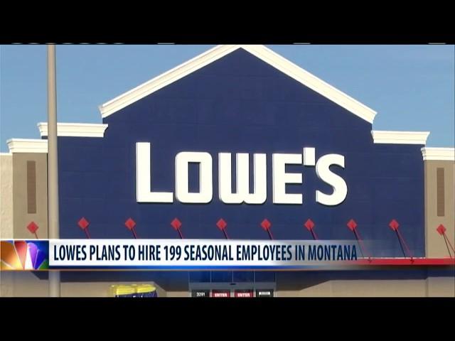 Lowe's hiring in Montana