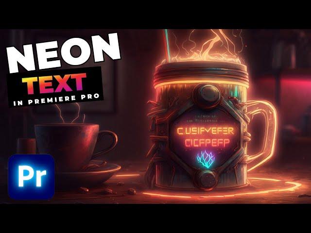 Animated NEON Text Effect Tutorial In Premiere Pro