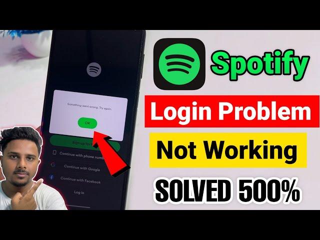 Spotify App Login Problem | Something Went Wrong try again Spotify | How To Fix Spotify Login Error