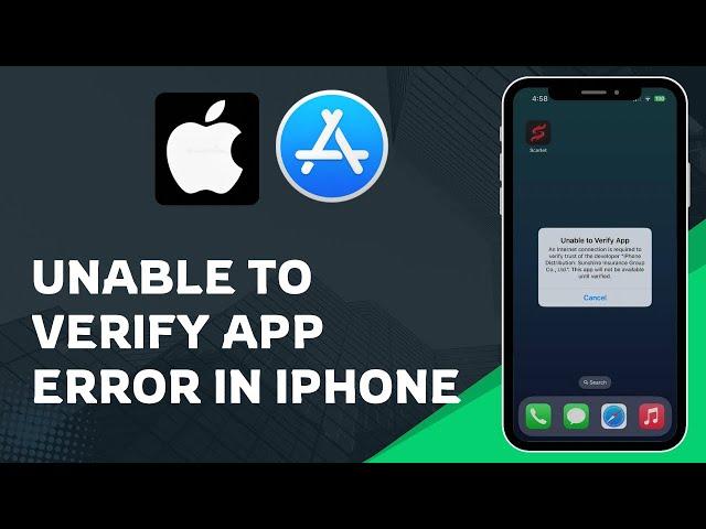 Solved: Unable to Verify App: An Internet Connection is Required to Verify Trust of the Developer