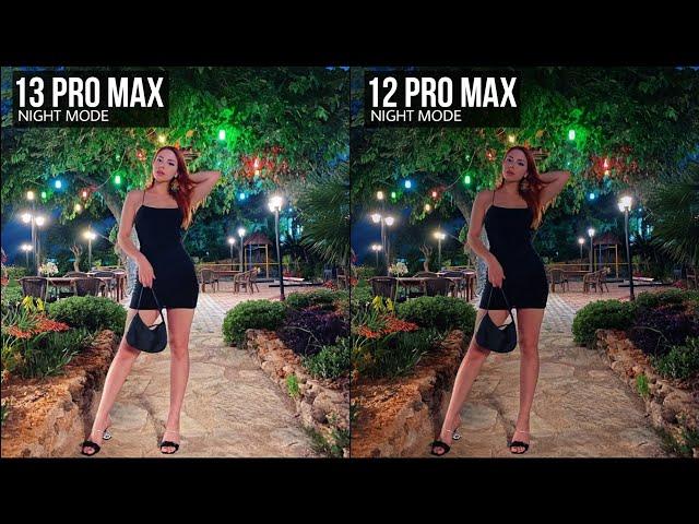 iPhone 13 Pro Max vs iPhone 12 Pro Max NIGHT MODE Camera Test