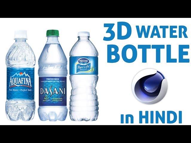 Water Bottle in Cinema 4D Tutorial