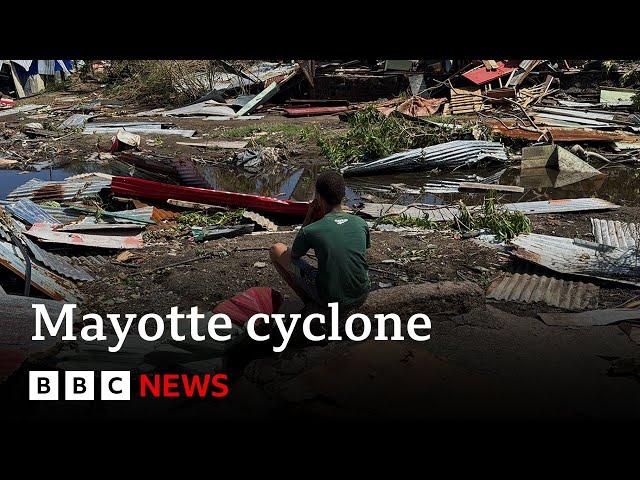 Cyclone Chido hits Mayotte with hundreds feared dead | BBC News