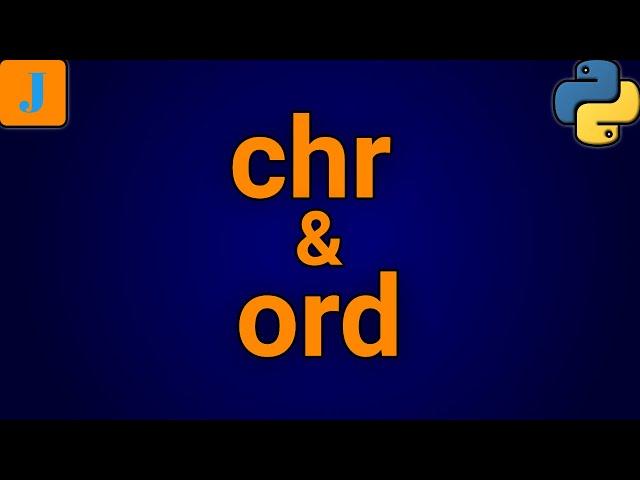 Python chr and ord