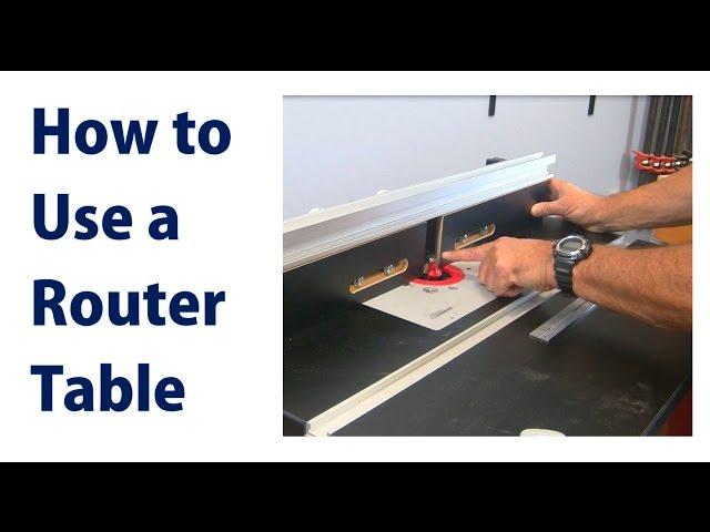 How to Use a Wood Router Table - woodworkweb