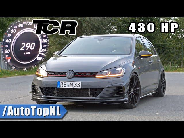 430HP VW Golf GTI TCR | ACCELERATION TOP SPEED POV & SOUND by AutoTopNL