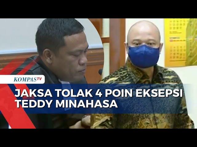 Isi Eksepsi Teddy Minahasa yang Ditolak Jaksa Penuntut Umum